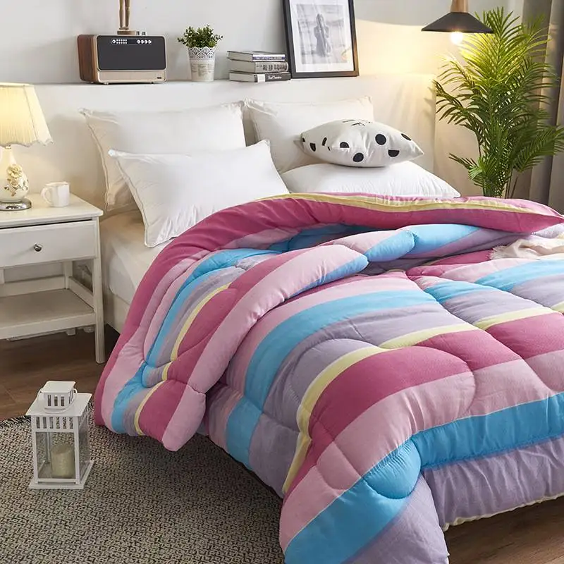 
60S*40S 300T 435gsm polyester fiber filling quilted hotel comforter for hotel and home used 