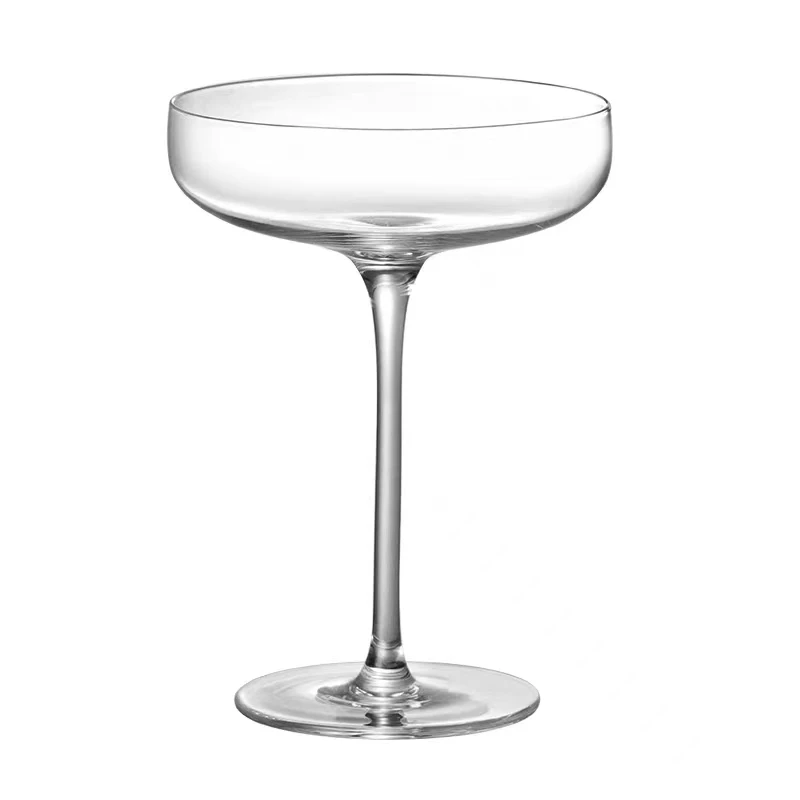 7oz Custom logo Handmade lead-free glass Classic Martini cocktail glasses