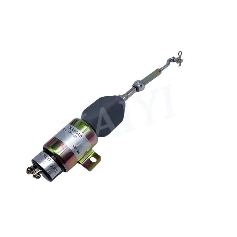 Excavator Parts 24V Fuel Shutoff Solenoid D59-105-05 Stop Solenoid for 6114/6115 Engine