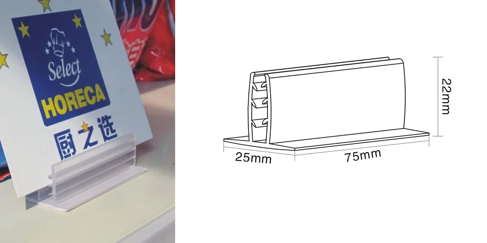 Изготовление бесплатного образца пластиковых постельных крючков вешалка для полос/знаков бумажных ярлыков