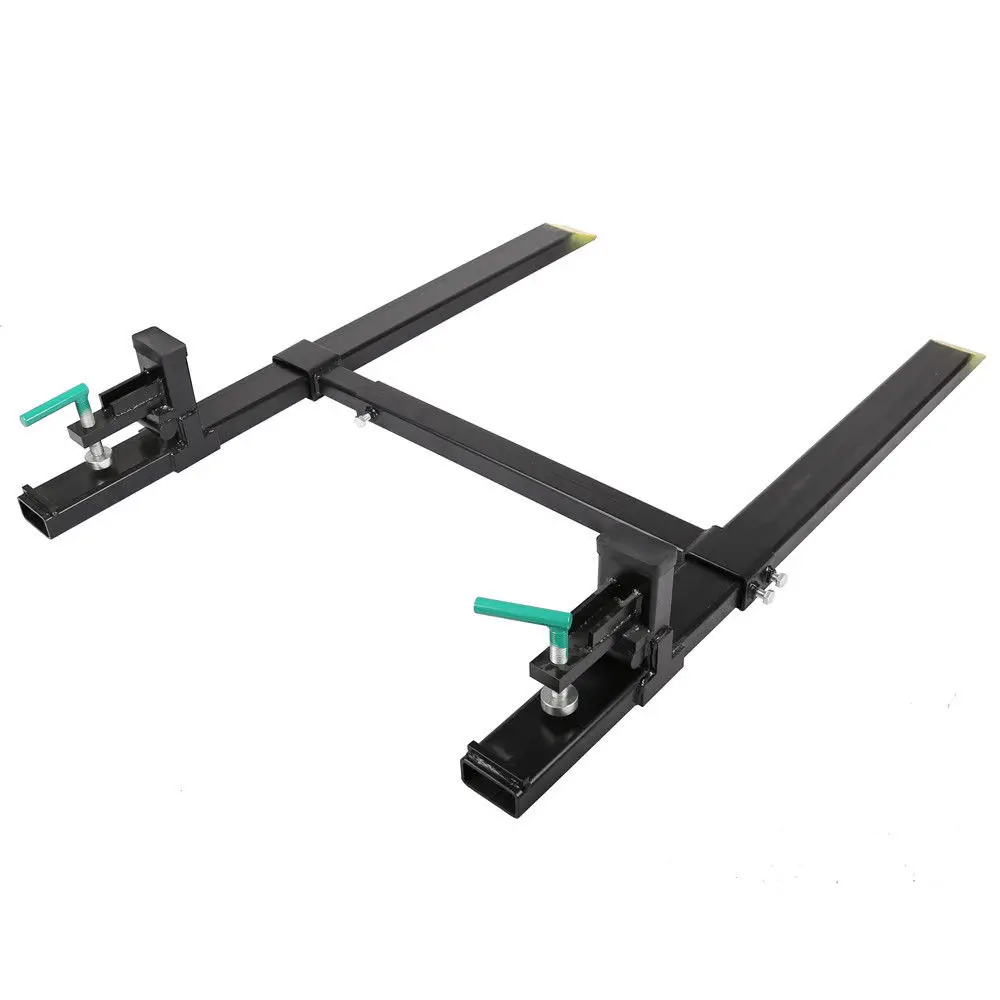 New Clamp on Pallet Forks 1500lbs capacity  Loader Bucket Skidsteer Tractor chain