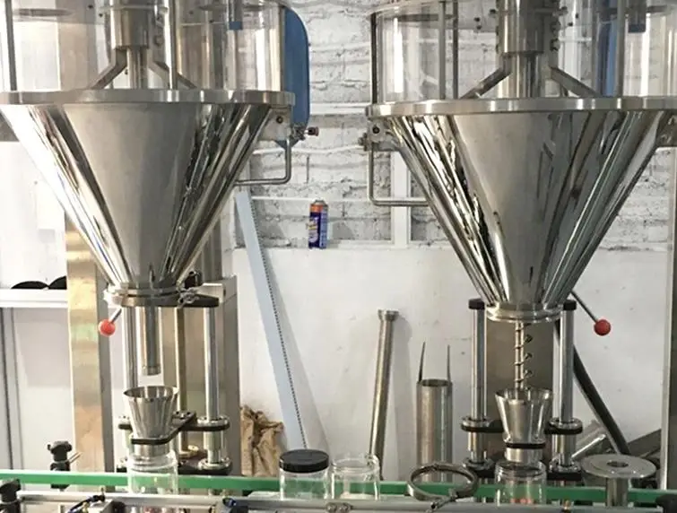 KAPACK Factory Direct Sales Of Automatic Spice Glass Plastic Bottle Filling And Capping Packaging Machine Production Line