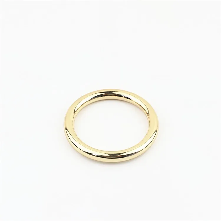 Handbag Hardware Accessories Die-cast Seamless Ring Buckle Zinc Alloy Connective Circle Plating O Ring Buckle