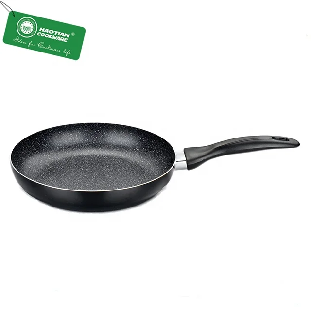 Прессованная Алюминиевая черная антипригарная сковорода, алюминиевая кухонная сковорода, дешевая сковорода