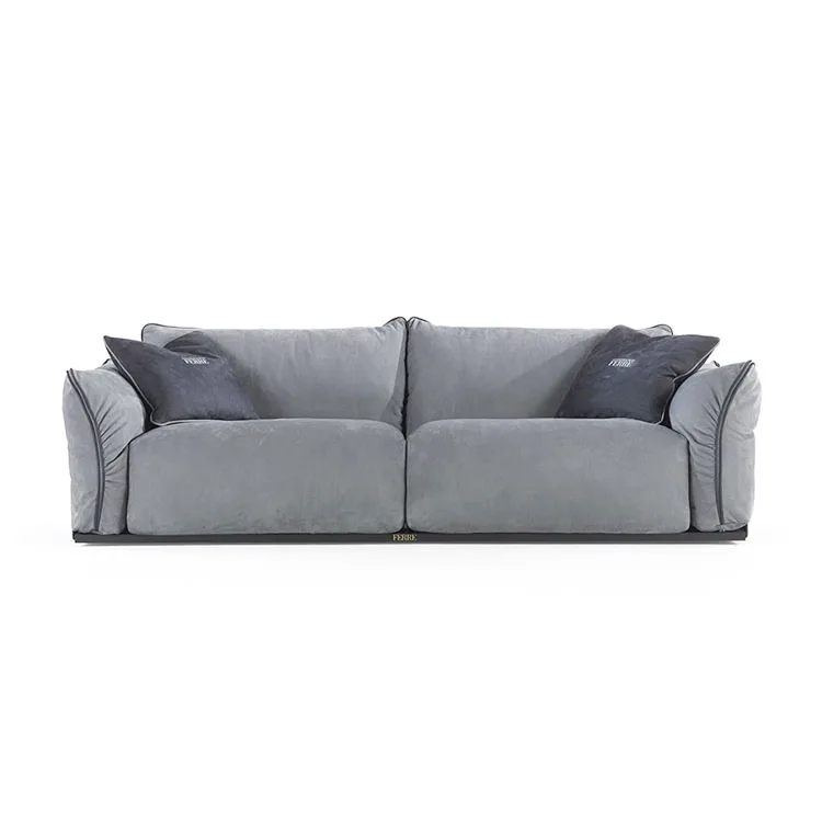Modern nordic sofa set furniture luxury living room couches leather chesterfield sofa hotel leisure sofa