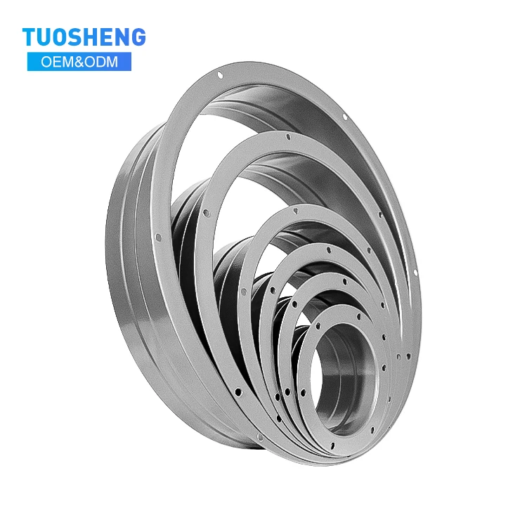 Factory Supply Metal Round Air Conditioner Dryer Vent Cover Round Flange For Duct