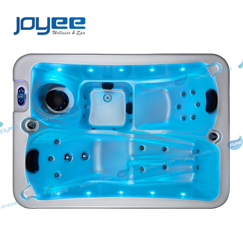 JOYEE Hot Tub For 2 People Indoor Hot Tub With Ce Certificate Whirlpool Massage Spa Tub Jacuzzier Function outdoor spa bath