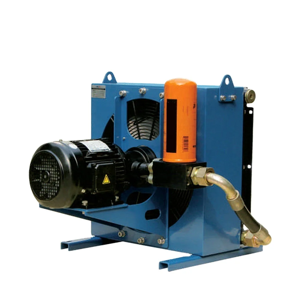 FLOS self circulating oil chiller oil cooling unit oil cooler fan with CE certificate for hydraulic systeam