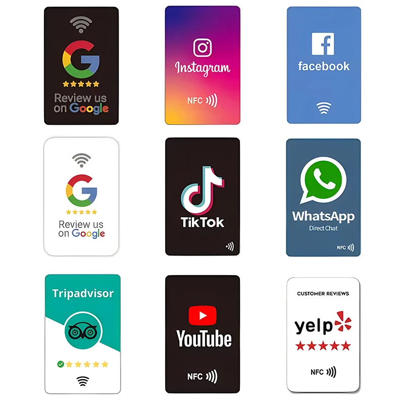 Hot Selling Printed PVC NTAG(R) 216 NFC Card Business Card