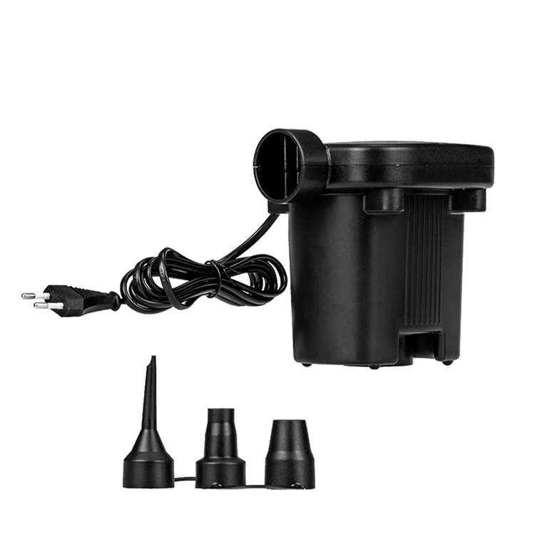 Portable Electric Air Pump for Inflatables Couch Air Mattress Quick Fill AC Inflator Deflator with Nozzles