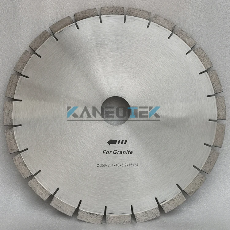 KANEOTEK Laser Welded 14 Inch 350mm Circular Diamond Cutting Saw Blades Granite Cutting Disc For Stone Concrete Marble Tiles