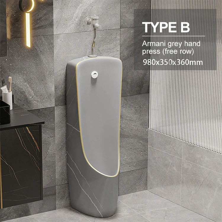 Professional Manufacturing Home Hotel Sensor Standing Type Small Ceramic Urinal For Sale