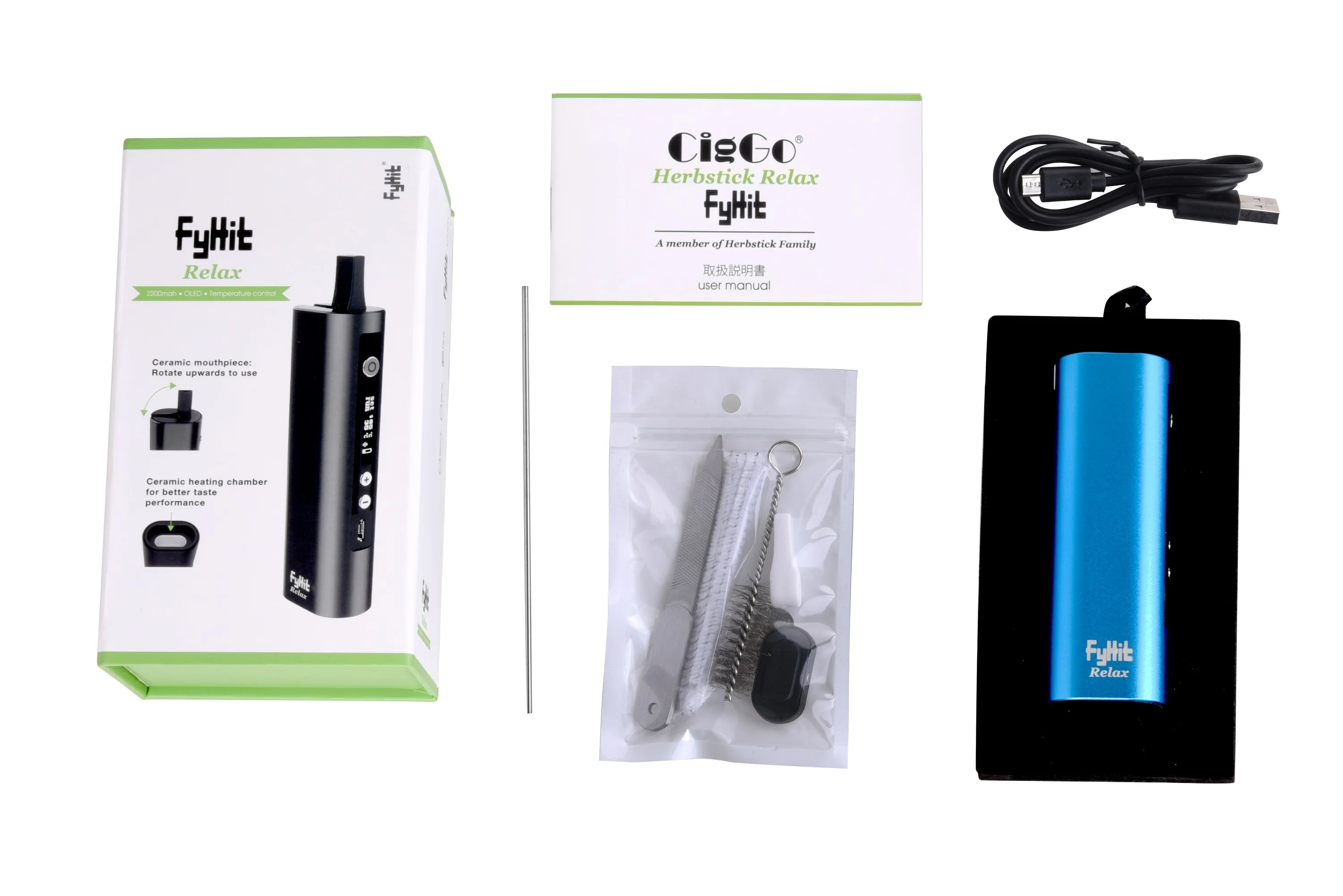 Portable Dried Herbal Vape Fyhit Relax  Best Weed Vaporizer Dry Herb