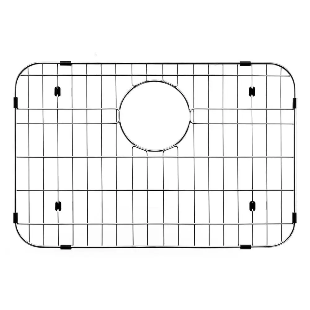custom made protective rectangular stainless steel bottom metal chrome kitchen organizer protector wire sink grid