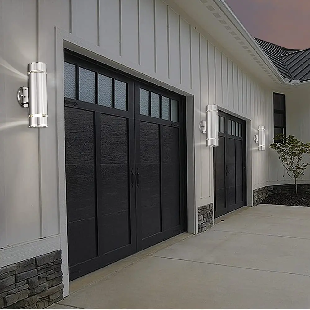 New Design Outdoor Stainless Steel Led Wall Mounted Lamp Up and Down Exterior Wall Light