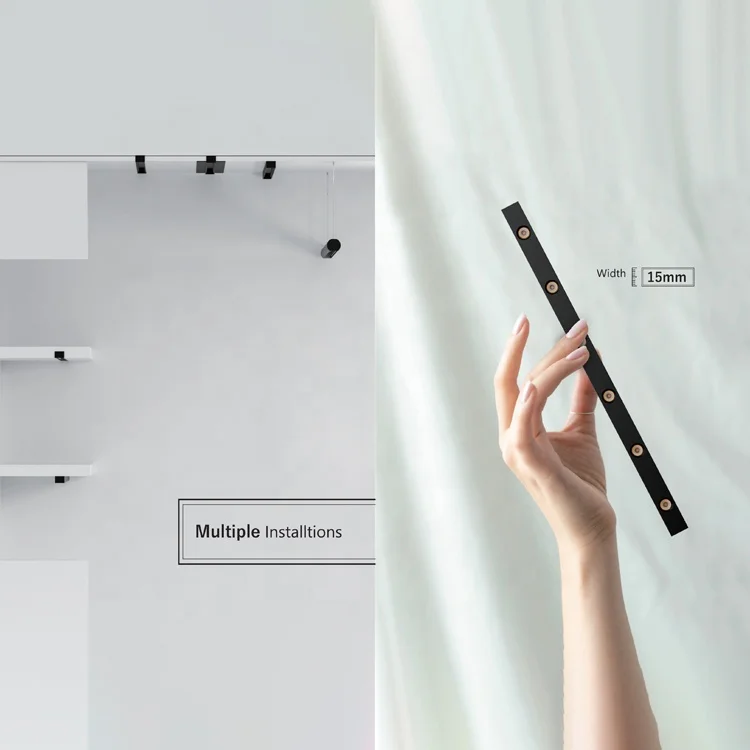 Free Sample New Design 48V Mall Jewellery Shop Tracklight Dimmable Indoor Magnetic Cob 3w Led Track Lights