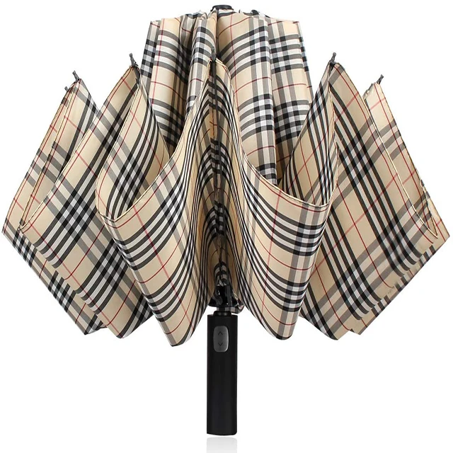 wholesale high quality assorted colors portable automatic open close folding umbrella