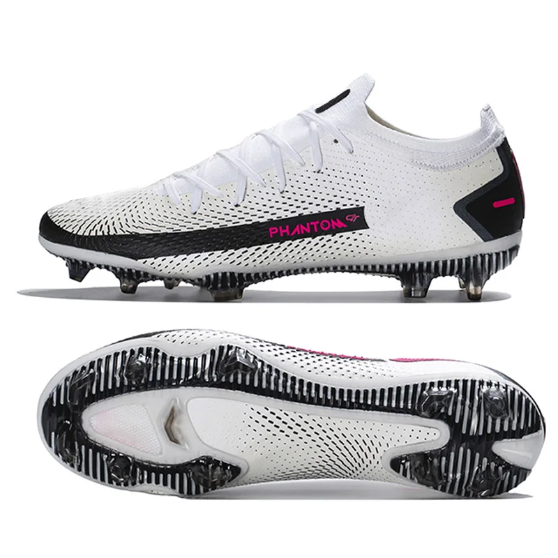 
2021 Wholesale athletic drop shipping FG spikes low ankle football boots outdoor training shoes fast deliver soccer shoes 