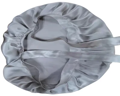 Big Hit Wholesale Amazon Hot Sale New Arrivals Supporting Customization 19mm Pure Color 100% Mulberry Silk Bonnet With Tie