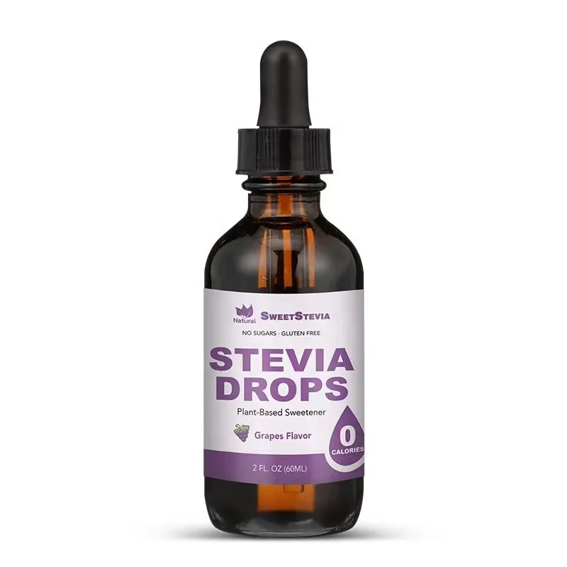 OEM Sugar-Free Fruity Concentrated Natural Stevia Liquid Drop Syrup Flavor Type
