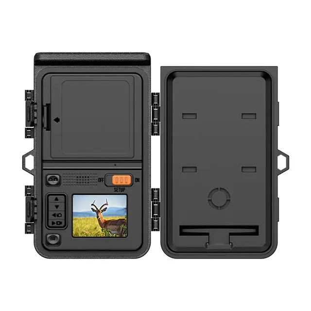 Hdking Dual Solar Power Outdoor Security Street Surveillance Wireless Integrated Wildlife Hunting Trail Camera