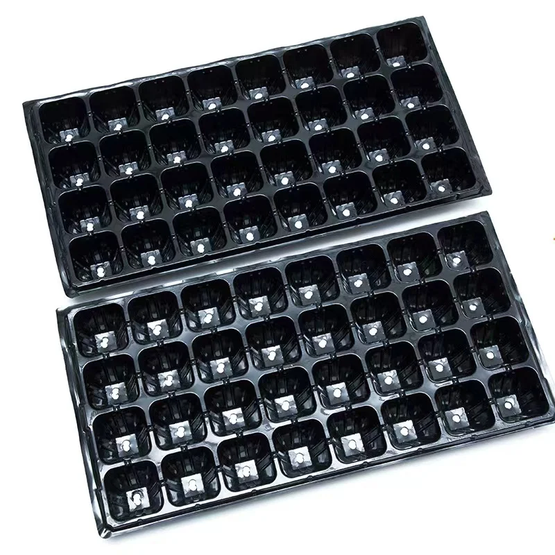 Wholesale 200 cell plastic seed sprouting tray garden nursery plant growth tray microgreen tray
