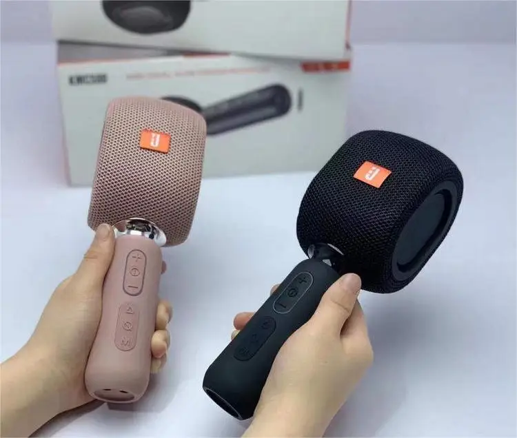 Live Karaoke Microphone Speaker KMC500 Wireless Player Speaker Microphone