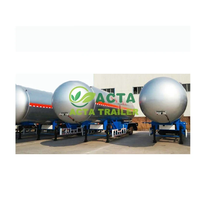 2 оси 36cbm 3 50-60cbm сжиженный нефтяной газ Пропан lpg 30 тонн танкер трейлер для продажи