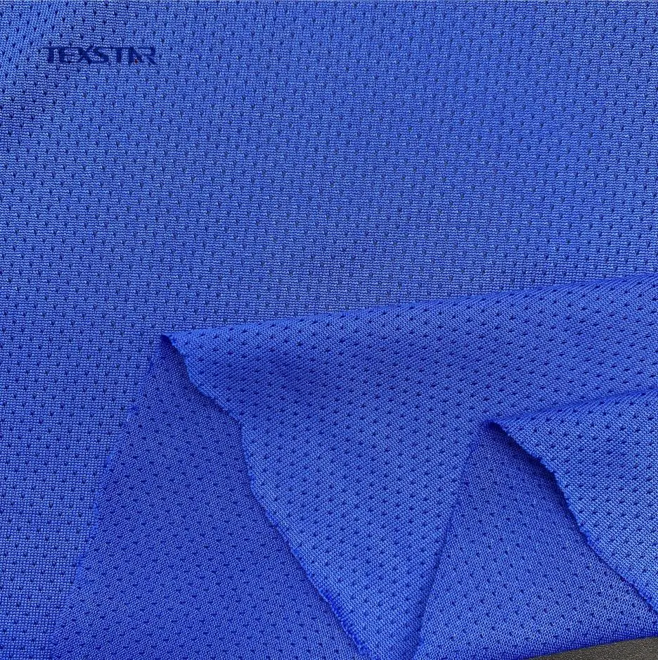 Jacquard Mesh Breathable 100 Polyester Fabric for Sportswear Lining