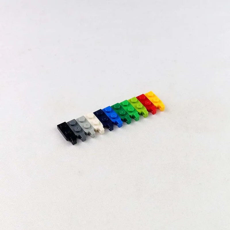 MOC small particles 1x2 unilateral hinged plate (convex) compatible with 44301 building bricks training institution spare parts