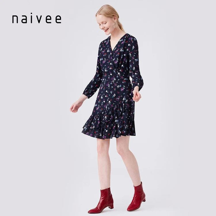 
naivee women lady elegant sexy casual dresses for beautiful girl 
