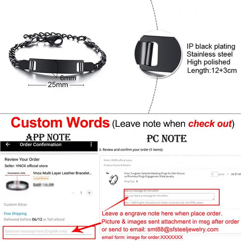 Tryme Anti Allergy Stainless Steel Bracelets for Baby Babi Customize Name Birth ID Bar Personalized Girls Boys Child Unique Gift