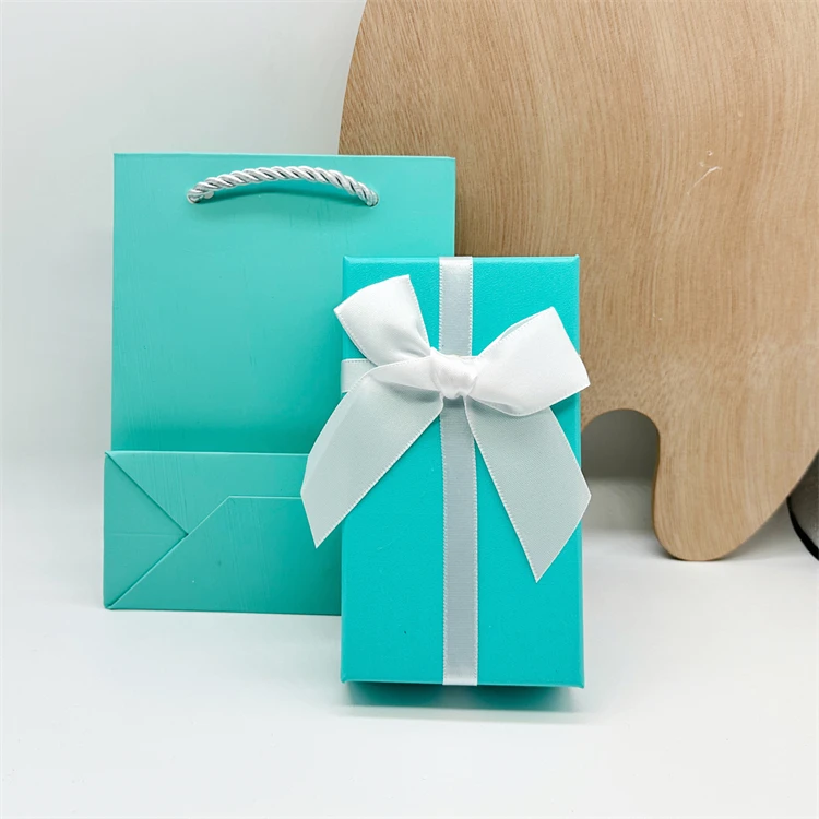 Customized cardboard drawer paper gift box with gift bag for perfume bottle