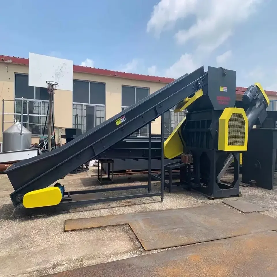 Automation High Quality Waste Plastic Crusher Machine PE PP PVC PET New Used Featuring Core Components Motor Bearing Gearbox
