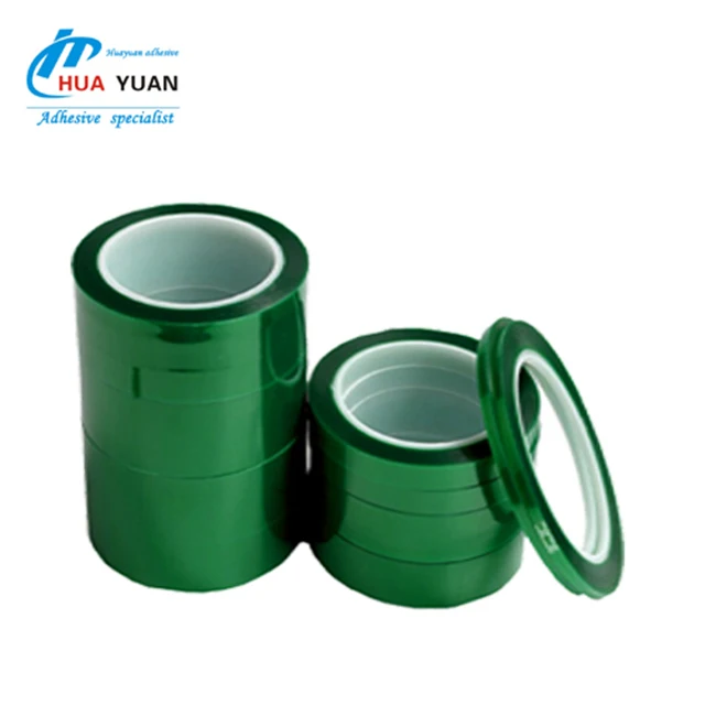 High Quality Double Sided Green PET Polyester Tape Water Activated Heat-Resistant Hot Melt Rubber Adhesive Masking High