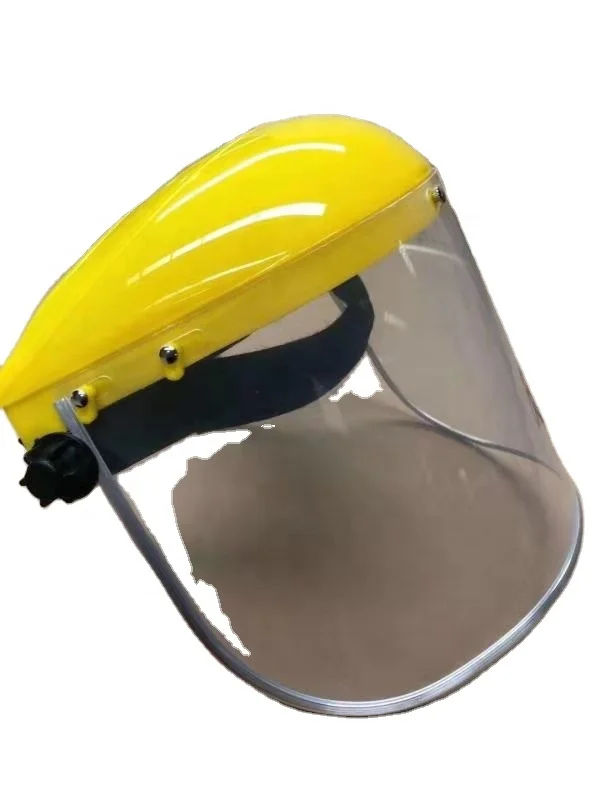 PC protective face helmet  anti-dust grinding face manufacturer in China