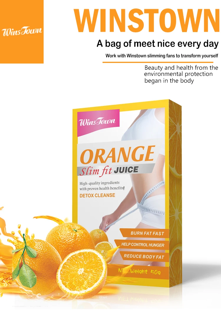 Y17 Fast slim Flat Tummy Detox Orange flavour Diet Herbs Supplement private label Slim Juice Drink Minceur Slim fit Fruit Juice