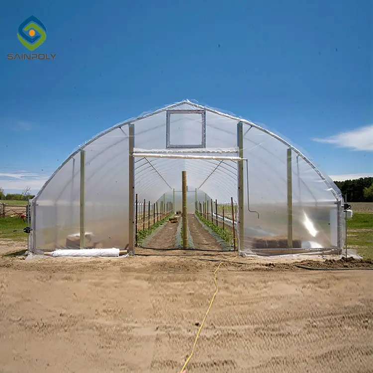 Low tunnel greenhouse plastic film agricultural house