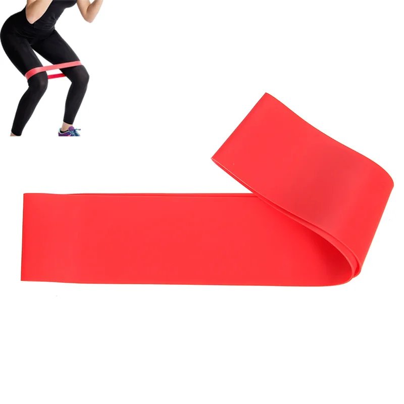 Fitness rubber mini stretch Resistance Loop Sports workout Training Stretch Gum  Exercise Bands Custom Printed Band Sebands late