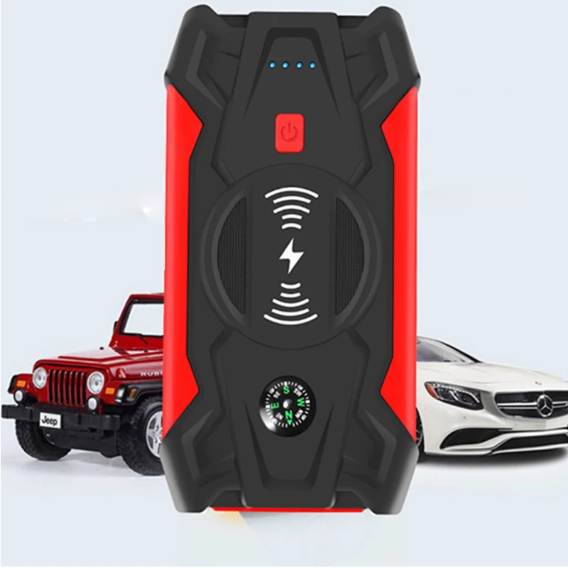 4 in 1 car jump starter power bank with led lamp