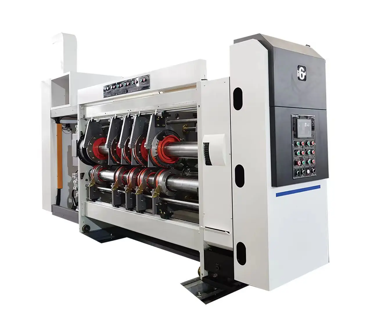 Professional Factory Full Auto Pizza Box Flexo Water Ink Printer Slotter Die Cutter Machine/Corrugated box printing machine