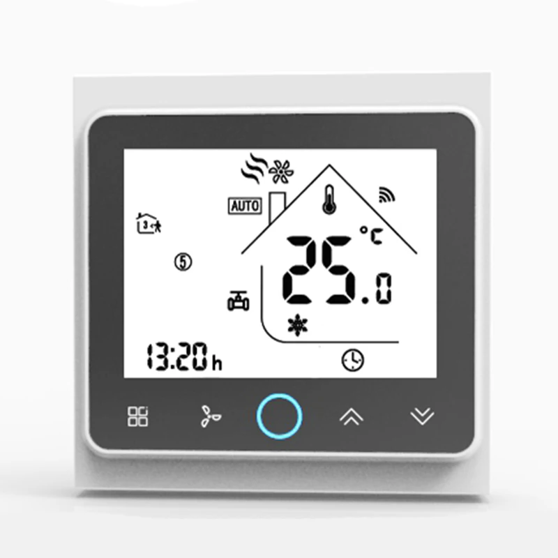 Tuya WiFi Smart Device Central Air Conditioner Temperature Controller 3 Speed Fan Coil Unit tuya wifi thermostat