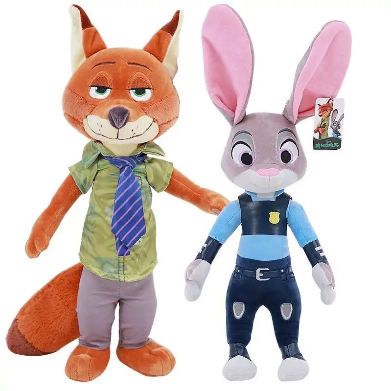 Zootoopia movie cartoon Rabbit Judy Fox Nick plush toy activity gift stuffed animals toys Rabbit Judy plush toy