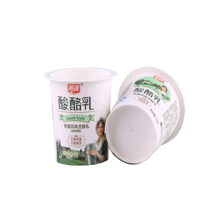 130ml food grade material plastic cup for yogurt