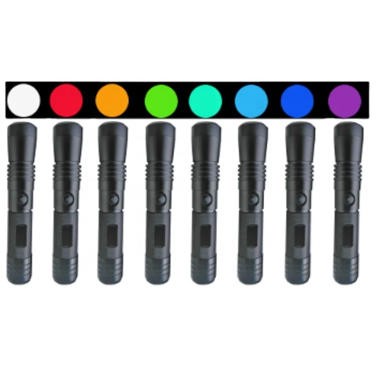 Forensic light kits with multi colors portable forensics equipment for CSI track inspection lamp finger prints detection light