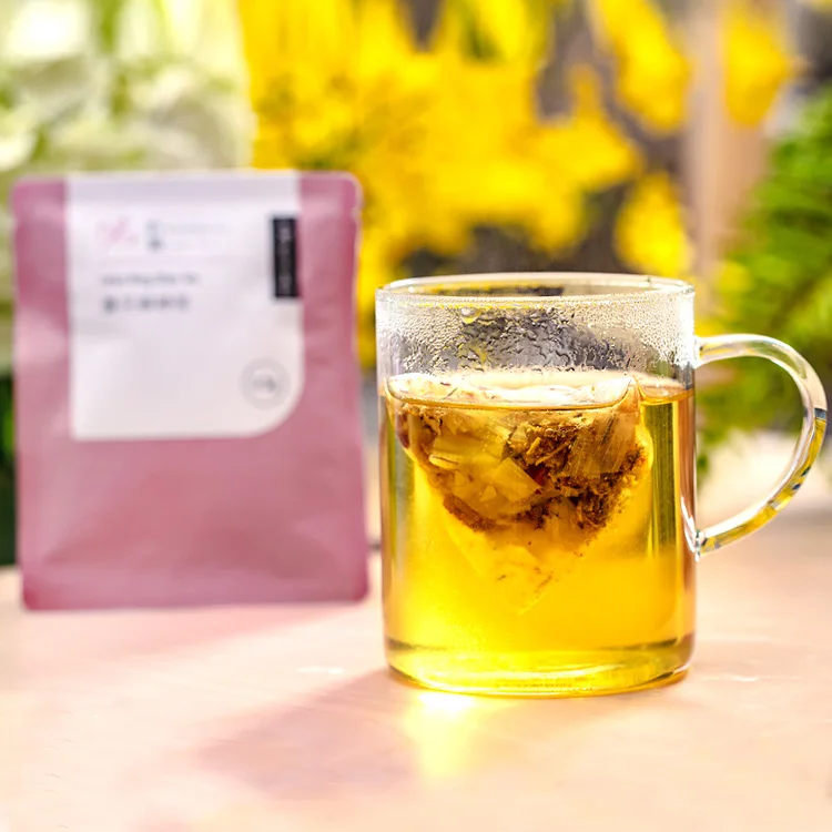 
taiwan Organic Lotus scented tea Apple Tea 10pcs/box Lemongrass Ginger Red Date Herbal flavored Tea bag wholesale OEM ODM 