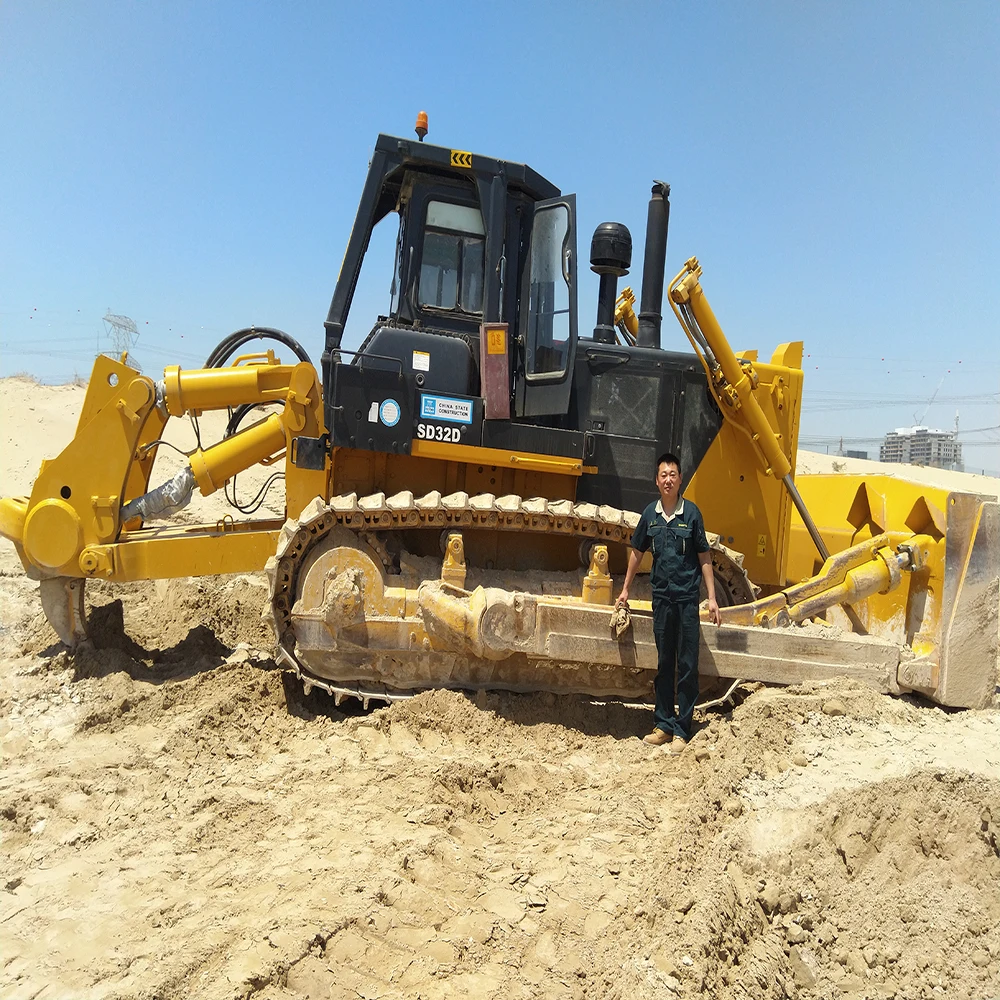Remote Control Bulldozer 39.5Ton 350HP SD32D Medium Crawler Dozer in Stock for Sale