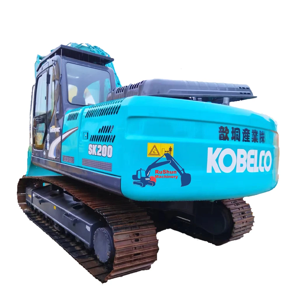 Used KOBELCO SK200 Second Hand hydraulic excavator Used excavator For Sale