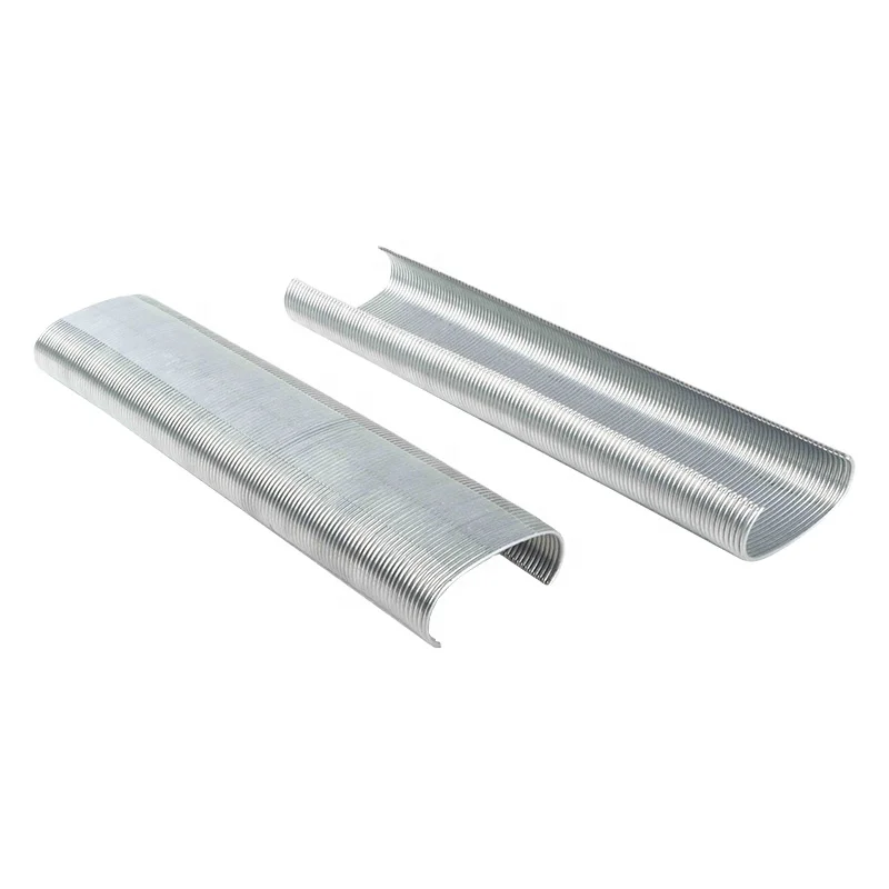 Wholesale Price In Stock C Ring Nails Galvanized 63mm Crown 5000pcs C2 Hog Ring  C Type Staples for Rope Net