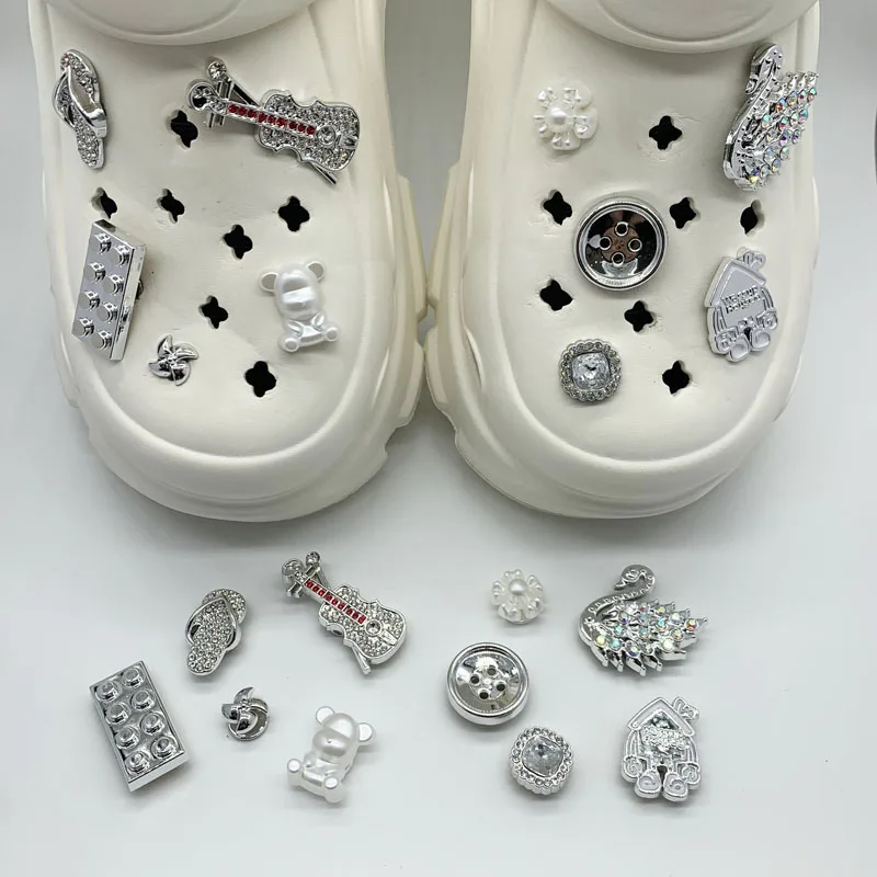 shoe decorations rhinestone shoes handbag decorative eyelet metal decorative shoe lace eyelet for wholesale